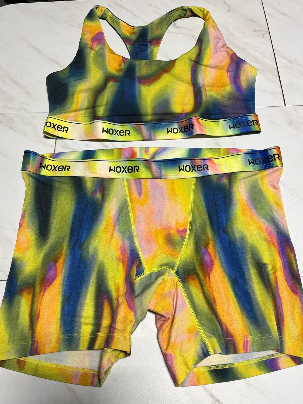 Woxer Boss 2.0 Racerback Bralette & Baller Modal Boxer Brief Size XL